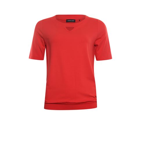 Roberto Sarto dameskleding t-shirts & tops - blouson, korte mouwen. mix 42 (rood)