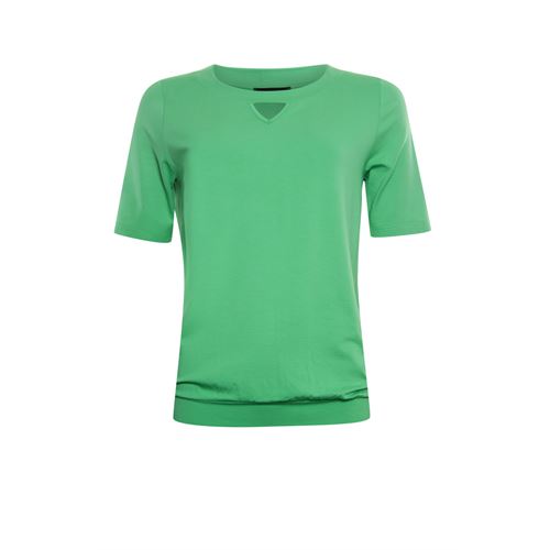 Roberto Sarto dameskleding t-shirts & tops - blouson, korte mouwen. mix 40 (groen)