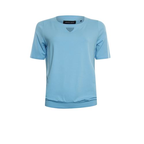 Roberto Sarto ladieswear t-shirts & tops - blouson, short sleeves. available in size 40,42,44,48 (blue)