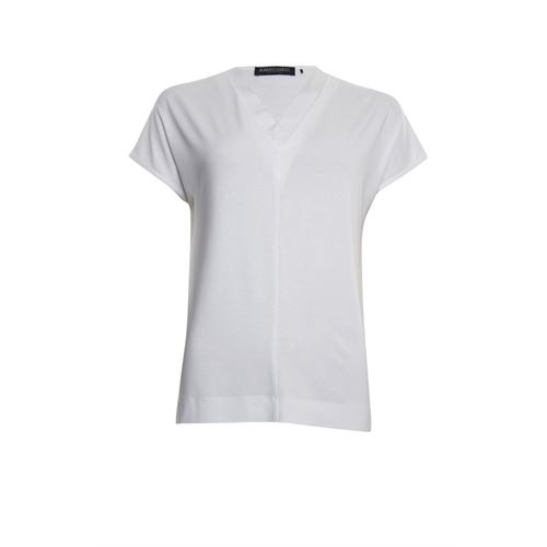 Roberto Sarto ladieswear t-shirts & tops - t-shirt v-neck. available in size 38,40,42,44,48 (white)