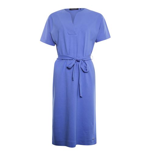 Roberto Sarto dameskleding jurken - jurk v-hals. beschikbaar in maat 38,40,42,44,46,48 (blauw)