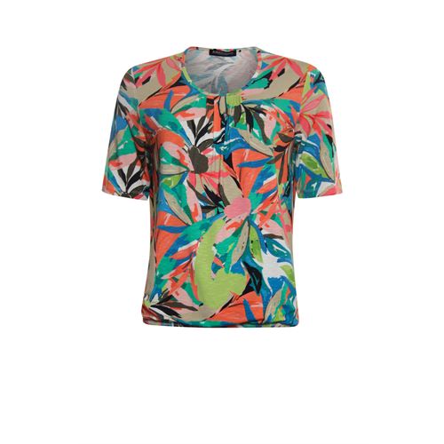 Roberto Sarto ladieswear t-shirts & tops - blouson o-neck. available in size 38,40,42,44,46,48 (multicolor)