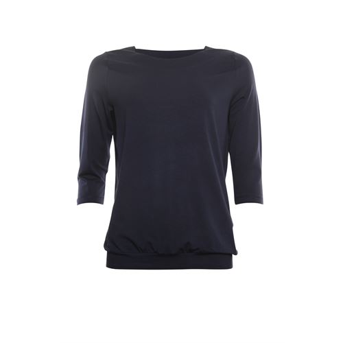 Roberto Sarto dameskleding t-shirts & tops - blouson boothals. beschikbaar in maat 38,40,42,44,48 (blauw)