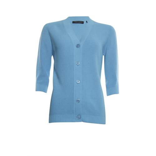 Roberto Sarto dameskleding truien & vesten - vest v-hals. beschikbaar in maat 38,44,46 (blauw)