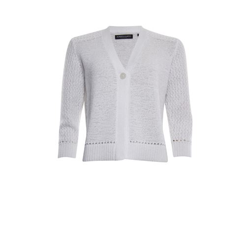 Roberto Sarto dameskleding truien & vesten - vest v-hals. beschikbaar in maat  (wit)