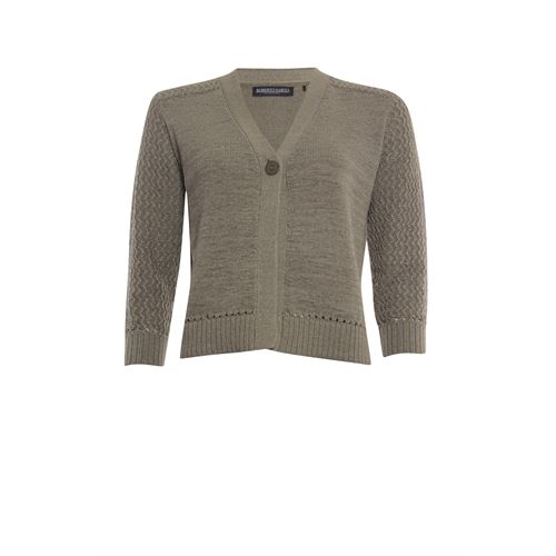 Roberto Sarto ladieswear pullovers & vests - cardigan v-neck. available in size 48 (olive)