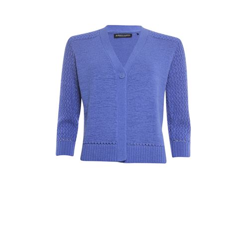 Roberto Sarto dameskleding truien & vesten - vest v-hals. mix  (blauw)