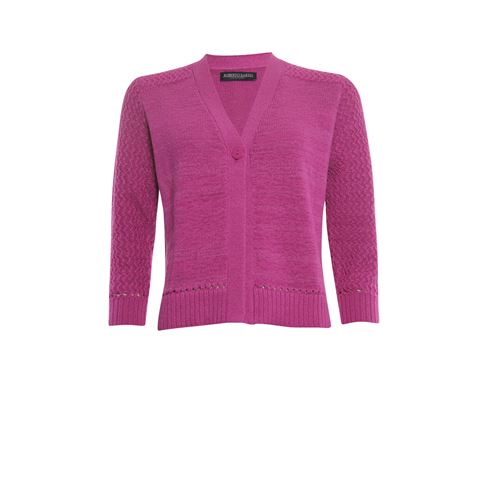 Roberto Sarto ladieswear pullovers & vests - cardigan v-neck. available in size  (pink)