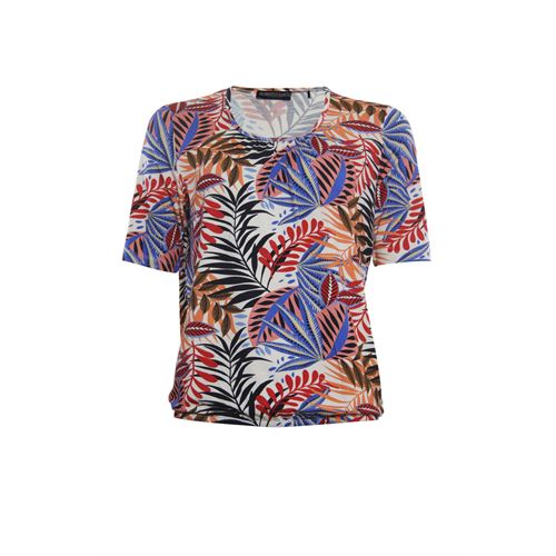 Roberto Sarto dameskleding t-shirts & tops - blouson ronde hals. beschikbaar in maat 42 (multicolor)