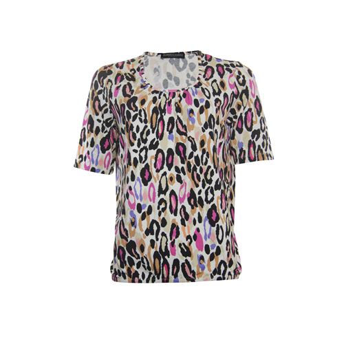 Roberto Sarto dameskleding t-shirts & tops - blouson ronde hals. beschikbaar in maat 38,42,44,46 (multicolor)