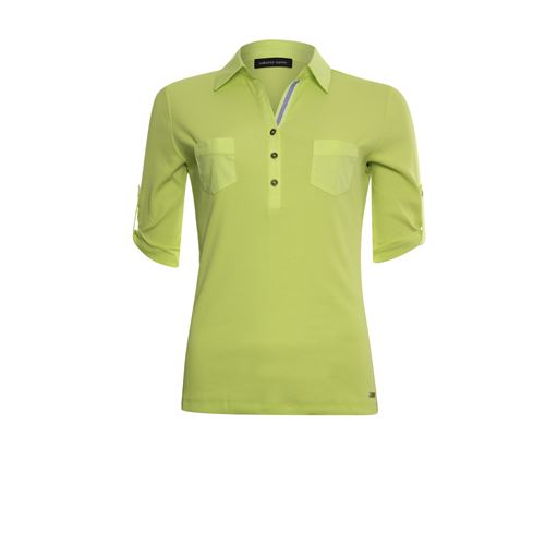 Roberto Sarto dameskleding t-shirts & tops - polo shirt. beschikbaar in maat 38,40,42,44,46,48 (groen)