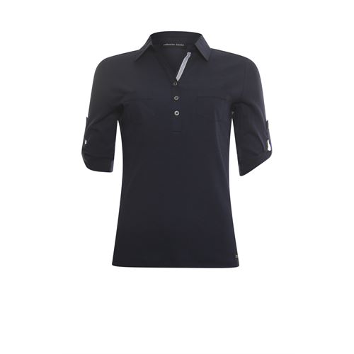 Roberto Sarto dameskleding t-shirts & tops - polo shirt. beschikbaar in maat  (blauw)