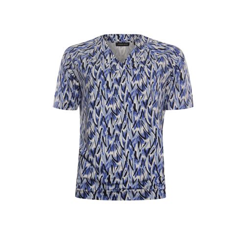 Roberto Sarto dameskleding t-shirts & tops - blouson v-hals. beschikbaar in maat 40,42 (multicolor)