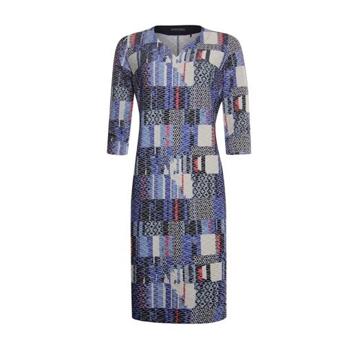 Roberto Sarto ladieswear dresses - dress o-neck with v. available in size 48 (multicolor)