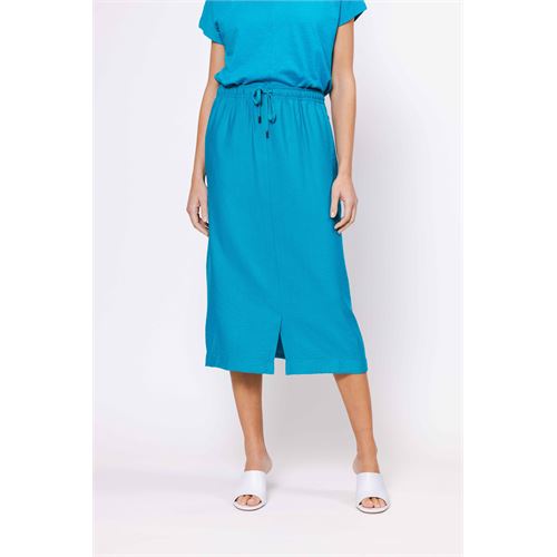 Anotherwoman ladieswear skirts - skirt midi. available in size 36,38,40,42,44,46 (blue)