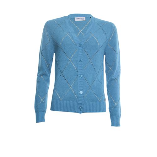 Anotherwoman dameskleding truien & vesten - vest v-hals. beschikbaar in maat 36,38,40 (blauw)