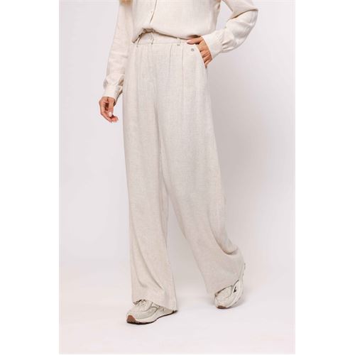 Poools ladieswear trousers - pant linen. available in size 38,42,44 (off-white)