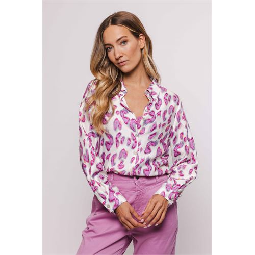 Poools dameskleding blouses & tunieken - blouse printed. mix 36,38,40,42,44,46 (multicolor)