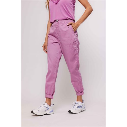 Poools ladieswear trousers - pant structure. available in size 36,38,42,44 (pink)