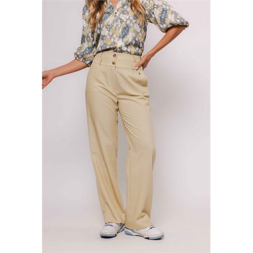 Poools ladieswear trousers - pant melange. available in size 38,40,42,44,46 (yellow)