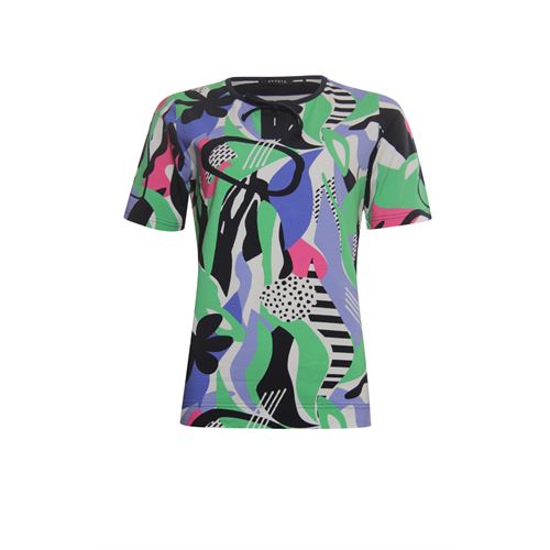 RS Sports dameskleding t-shirts & tops - t-shirt ronde hals. beschikbaar in maat 38,40,42,44,46,48 (multicolor)