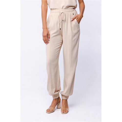 Poools ladieswear trousers - pant linen. available in size 46 (off-white)