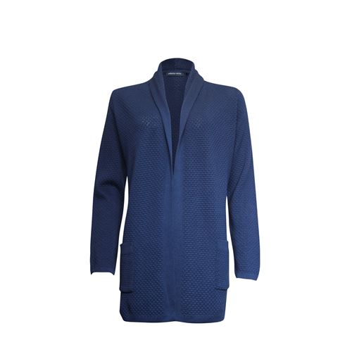 Roberto Sarto ladieswear pullovers & vests - cardigan shawl collar. available in size 38,42,44,46,48 (blue)