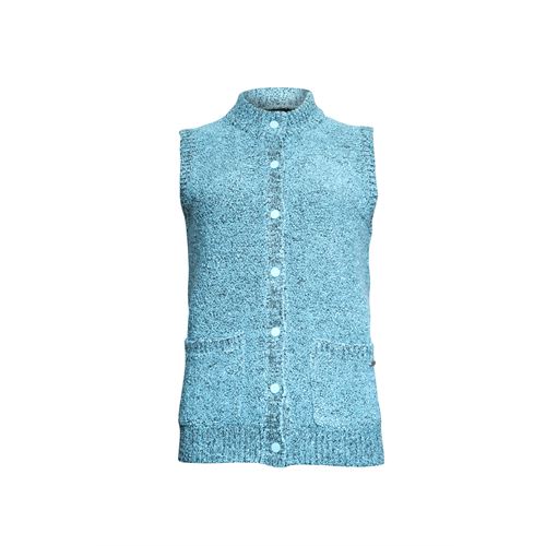 Roberto Sarto dameskleding truien & vesten - vest mouwloos. mix 38,48 (blauw)