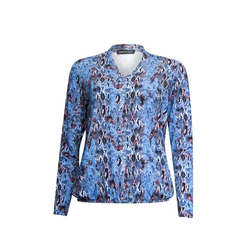 Roberto Sarto ladieswear t-shirts & tops - blouson t-shirt v-neck. available in size 38 (multicolor)