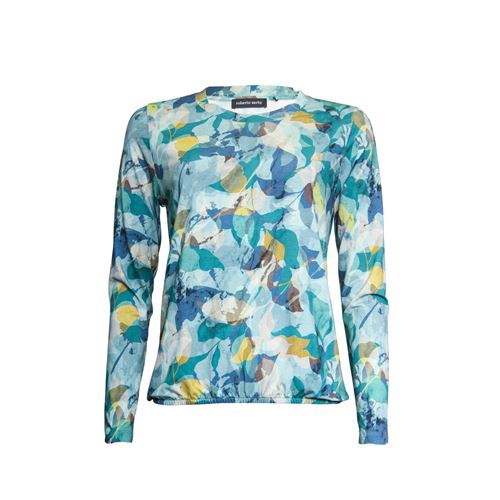 Roberto Sarto dameskleding t-shirts & tops - blouson ronde hals. mix  (multicolor)