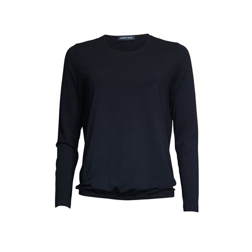 Roberto Sarto dameskleding t-shirts & tops - blouson ronde hals. beschikbaar in maat 46,48 (zwart)