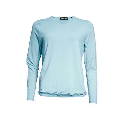 Roberto Sarto dameskleding t-shirts & tops - blouson ronde hals. beschikbaar in maat 38,42,44,46 (blauw)