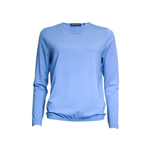 Roberto Sarto dameskleding t-shirts & tops - blouson ronde hals. beschikbaar in maat 46,48 (blauw)