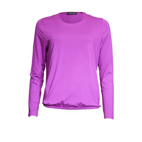 Roberto Sarto dameskleding t-shirts & tops - blouson ronde hals. beschikbaar in maat 44,46 (paars)