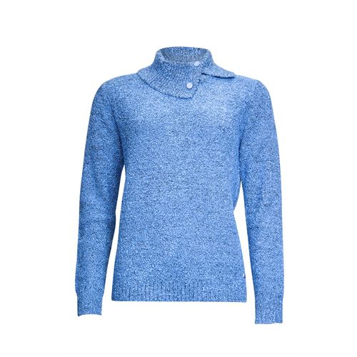 Roberto Sarto dameskleding truien & vesten - pullover met split kol. mix 38,42 (blauw)