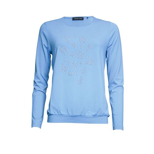 Roberto Sarto dameskleding t-shirts & tops - blouson ballethals. mix  (blauw)