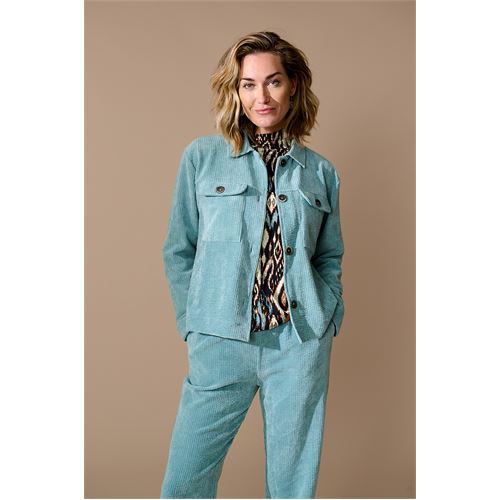 Anotherwoman dameskleding jassen & blazers - rib jasje. mix  (blauw)