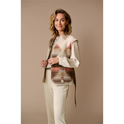 Anotherwoman dameskleding truien & vesten - gilet. beschikbaar in maat 38,40,42,44,46 (multicolor)