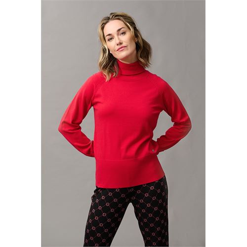 Anotherwoman ladieswear pullovers & vests - pullover rollcollar. available in size 36,38,42,44,46 (red)