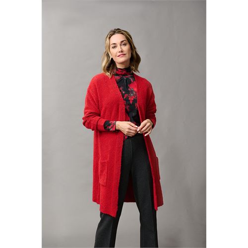 Anotherwoman ladieswear pullovers & vests - cardigan v-neck. available in size 36,38,40,42,44,46 (red)