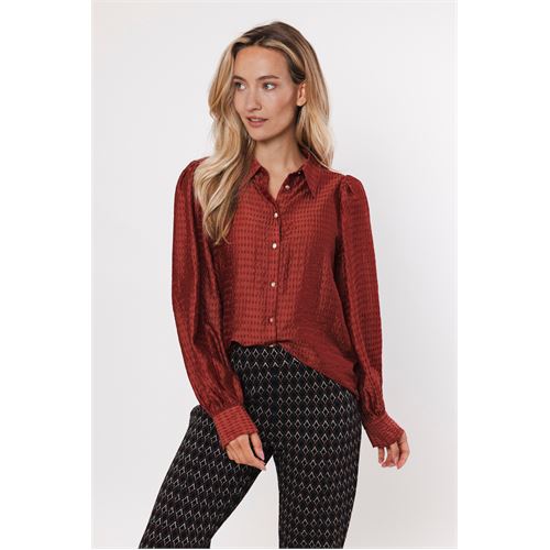 Poools dameskleding blouses & tunieken - blouse. beschikbaar in maat 40,42,44,46 (rood)