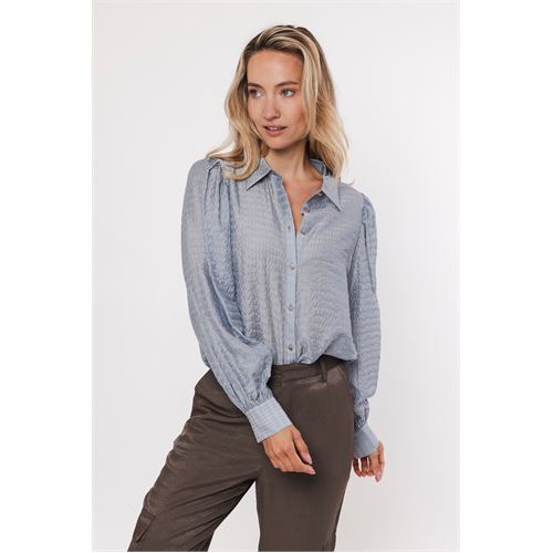 Poools dameskleding blouses & tunieken - blouse. beschikbaar in maat 44 (blauw)