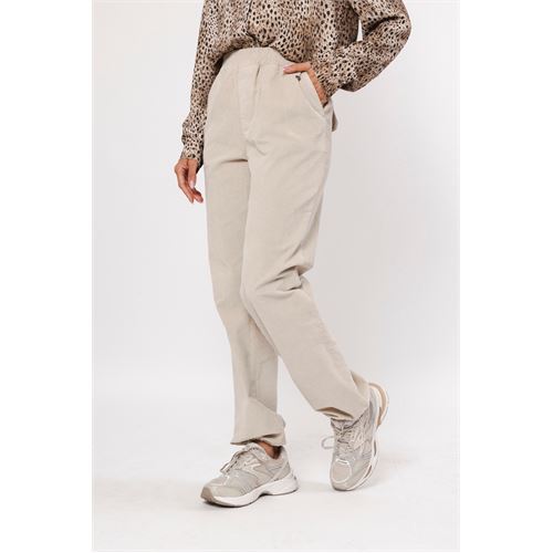 Poools ladieswear trousers - pant babyrib. available in size 36,38,40,42,44,46 (off-white)