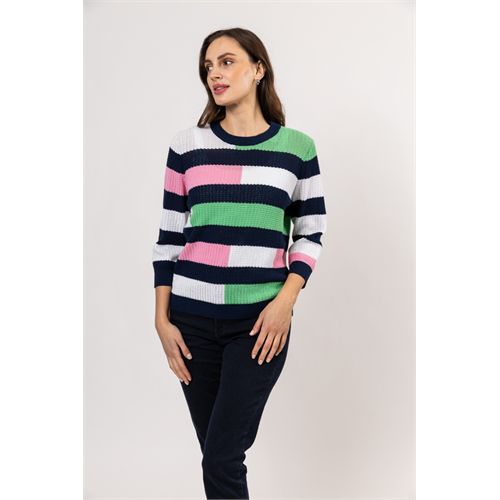 Roberto Sarto dameskleding truien & vesten - pullover 3/4 sl. mix 38,42 (multicolor)