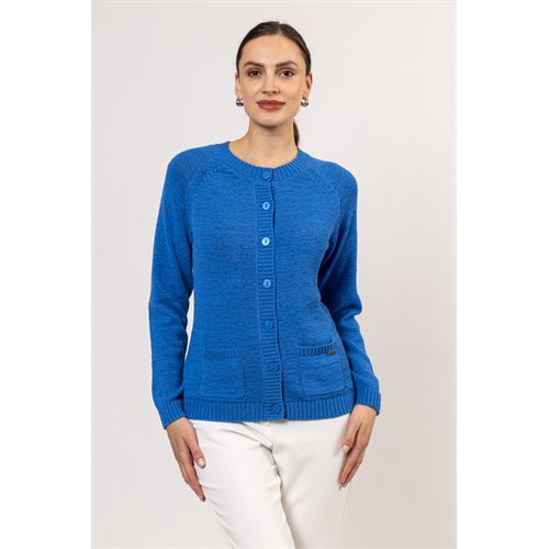 Roberto Sarto dameskleding truien & vesten - cardigan l/s. beschikbaar in maat 38,40 (blauw)