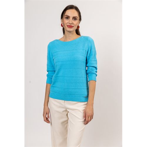 Roberto Sarto dameskleding truien & vesten - pullover 3/4 sl. mix 38,40,42,44,46,48 (blauw)