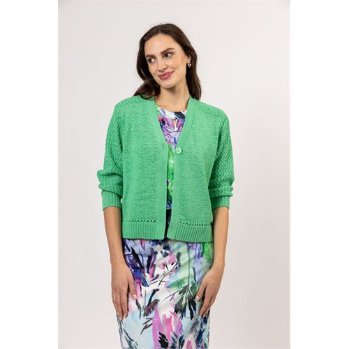 Roberto Sarto dameskleding truien & vesten - cardigan l/s. mix 38 (groen)