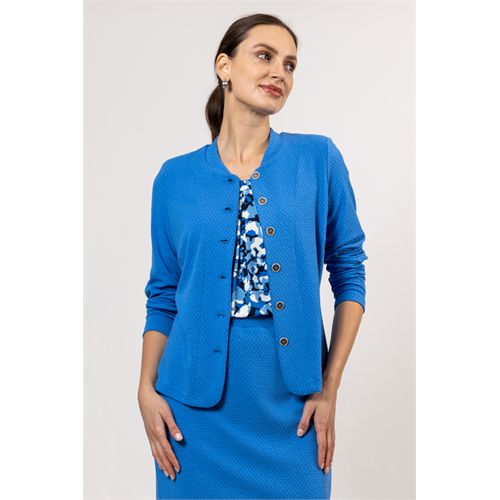 Roberto Sarto ladieswear coats & jackets - jacket stand-up collar. available in size 40,42,46 (blue)