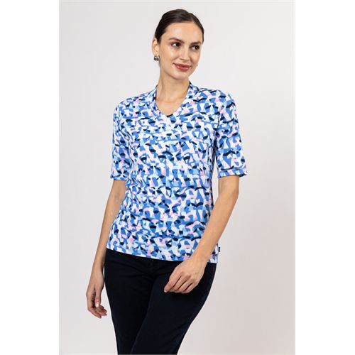 Roberto Sarto dameskleding t-shirts & tops - t-shirt ronde hals k/m. mix 38,40,42,44,46,48 (multicolor)