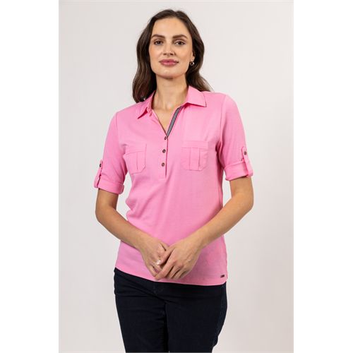 Roberto Sarto dameskleding t-shirts & tops - polo s/s. mix 38 (roze)